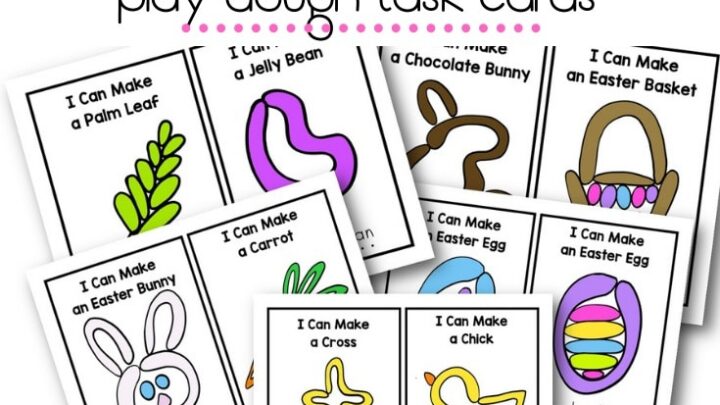Image for Play Dough Challenge Cards: Easter