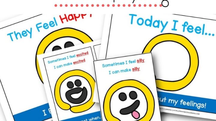 Image for Let's Talk About Emotions Play Dough Mats