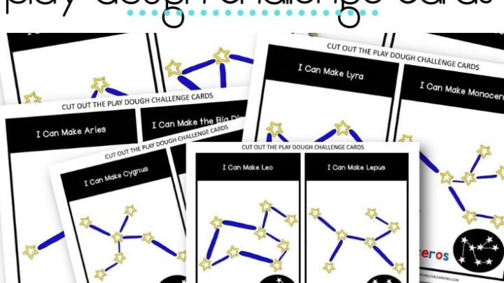 Image for Play Dough Challenge Cards: Constellations