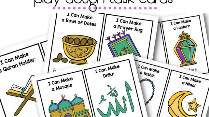 Image for Play Dough Challenge Cards: Ramadan
