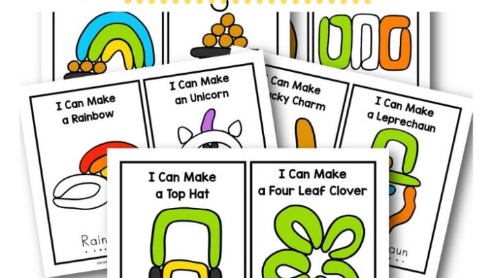 Image for Play Dough Challenge Cards: St. Patrick's Day