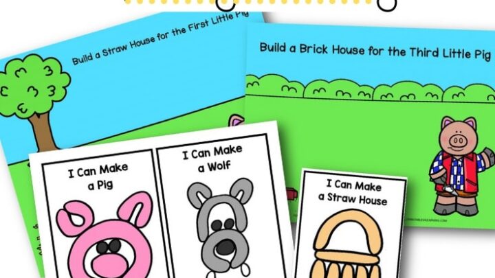 Image for Three Little Pigs Play Dough Mats