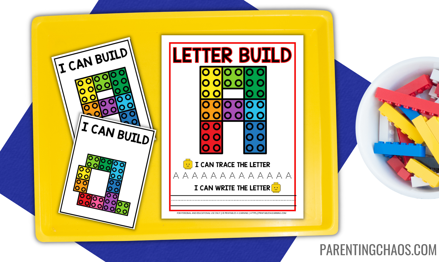 For det andet Hvis Surrey Alphabet Lego Letters Printable ⋆ Parenting Chaos