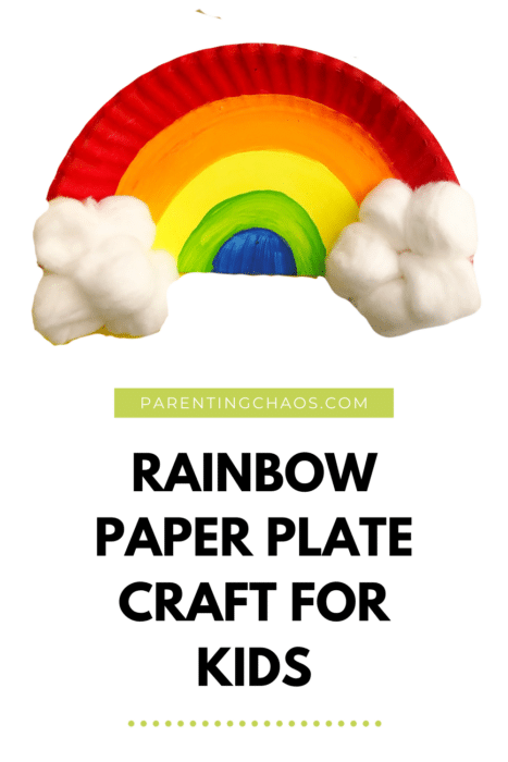 Rainbow Paper Plate Craft for Kids