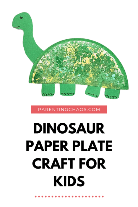 Dinosaur Paper Plate Craft for Kids