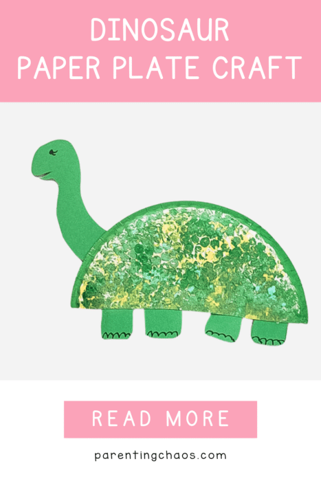 Dinosaur Paper Plate Craft for Kids