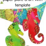 Paper Plate Seahorse Craft ⋆ Parenting Chaos