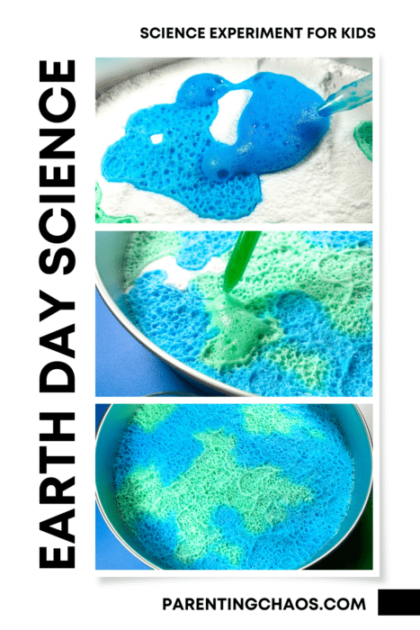 Baking Soda and Vinegar Earth Day Science Project for Kids