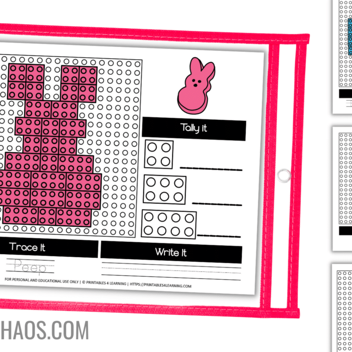 Image for Printable Easter Lego Mats for Kids