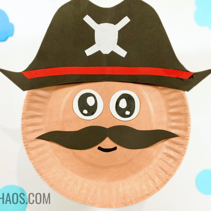 pirate paper plate craft for kids