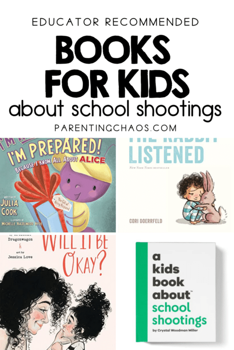 books about school shootings for kids