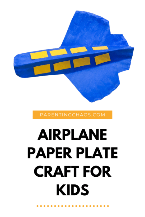 Airplane Paper Plate Craft for Kids