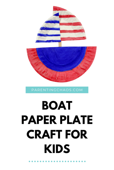 Boat Paper Plate Craft for Kids