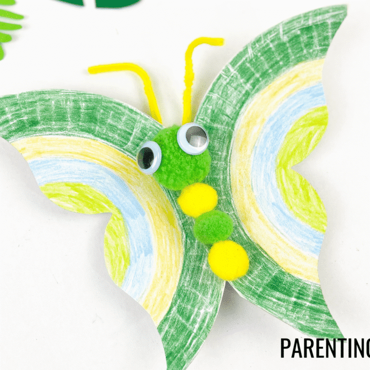 butterfly paper plate