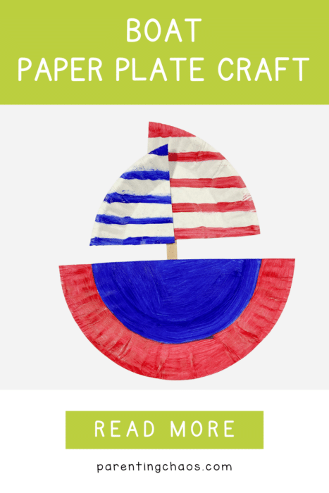 Boat Paper Plate Craft for Kids