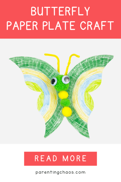 Butterfly Paper Plate Craft for Kids