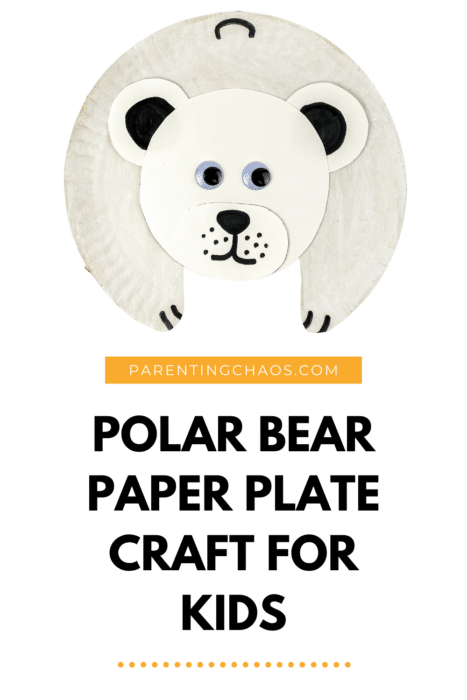 Polar Bear Paper Plate Craft for Kids