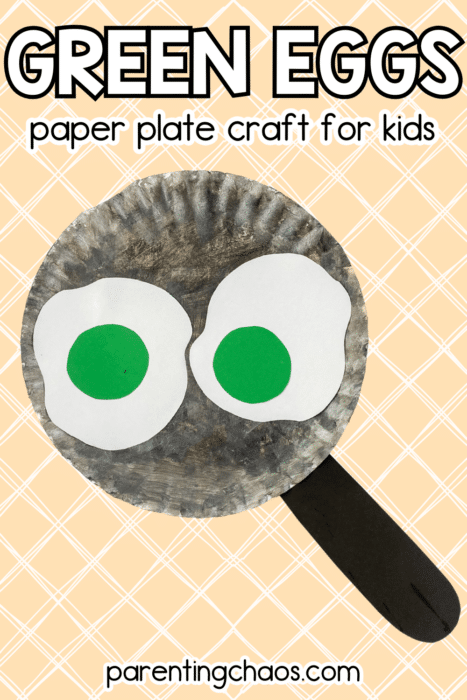 Green Eggs and Ham Paper Plate Craft