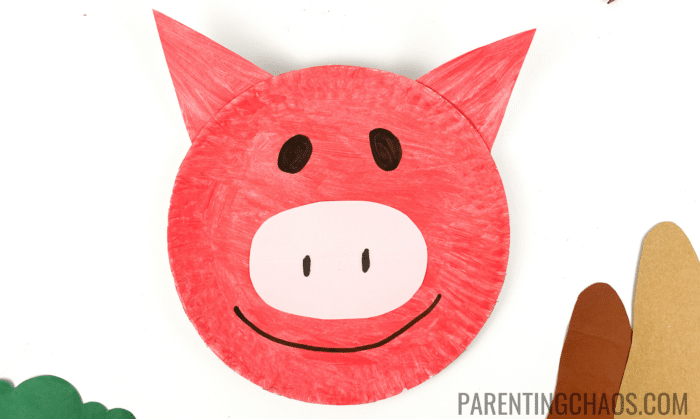 mo williams pig paper plate craft piggies