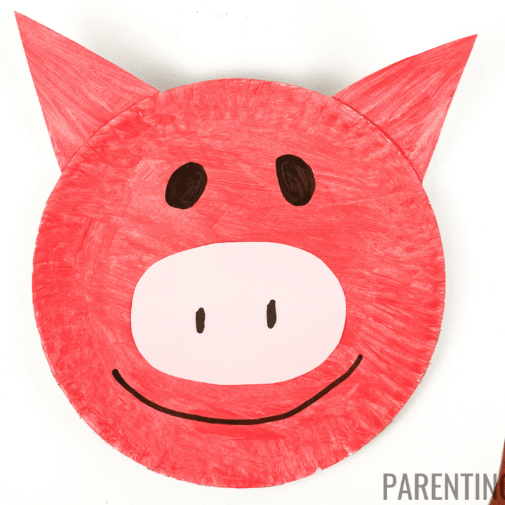 mo williams pig paper plate craft piggies