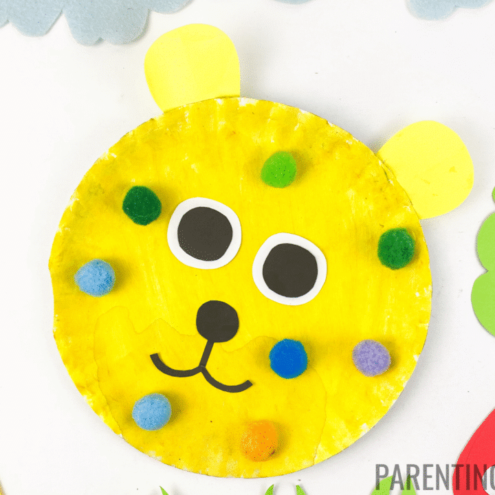 put me in the zoo paper plate craft