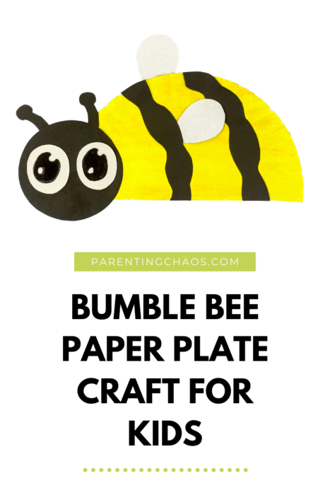 Bee Paper Plate Craft for Kids