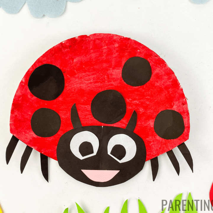 Ladybug Paper Plate Craft for Kids