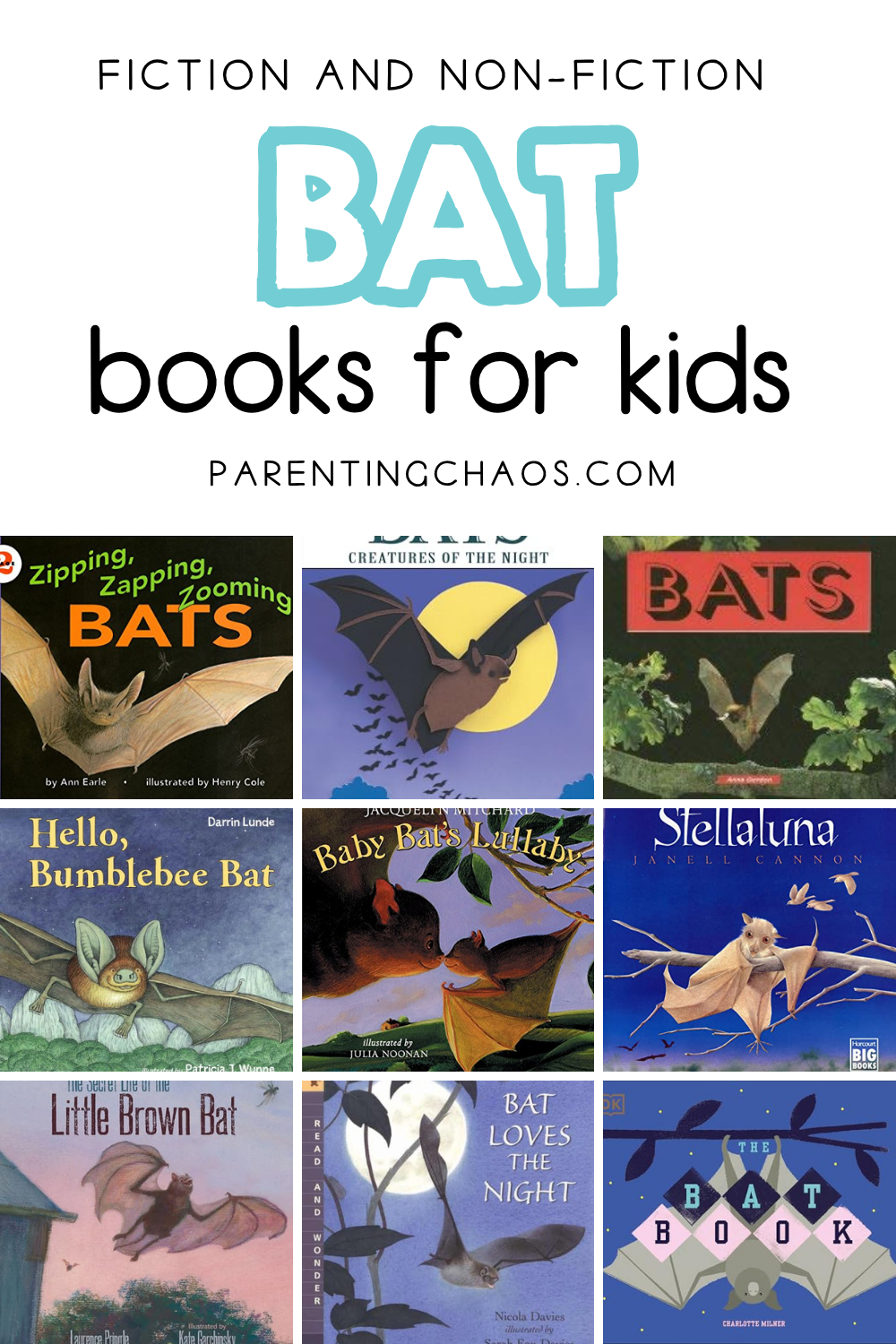 Bat Readig Book Bat Books for Kids ⋆ Parenting Chaos